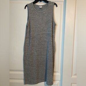 A New Day Gray Sleeveless Dress SZ M
